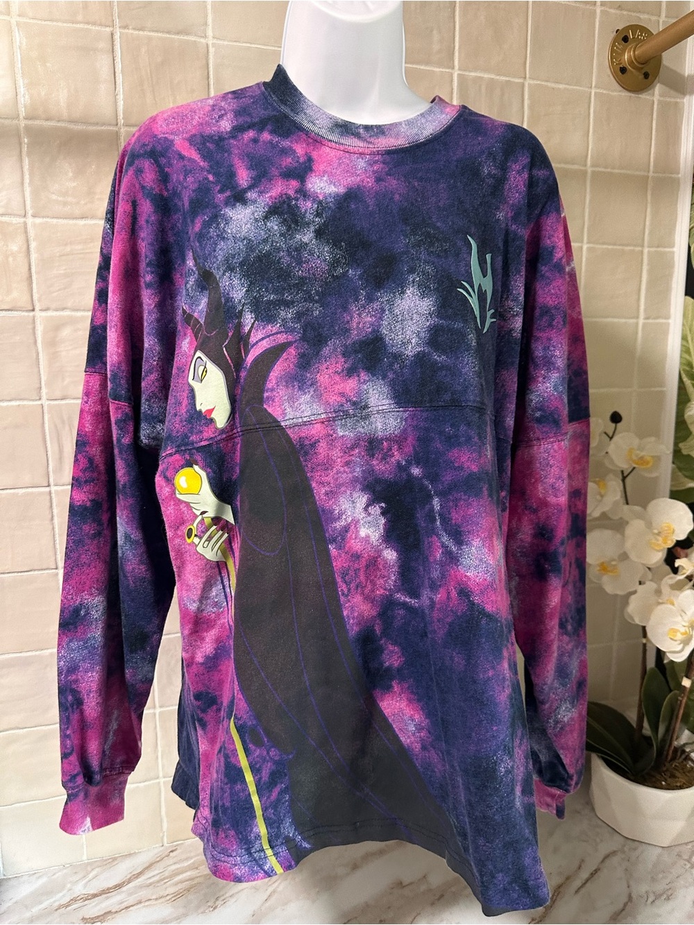 Disney Parks 2021 Maleficent Tie-Dye Spirit Jersey- M